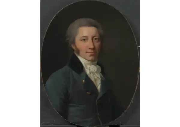 Portrett av kjøpmann David Chrystie, malt av Jens Juel i 1801.