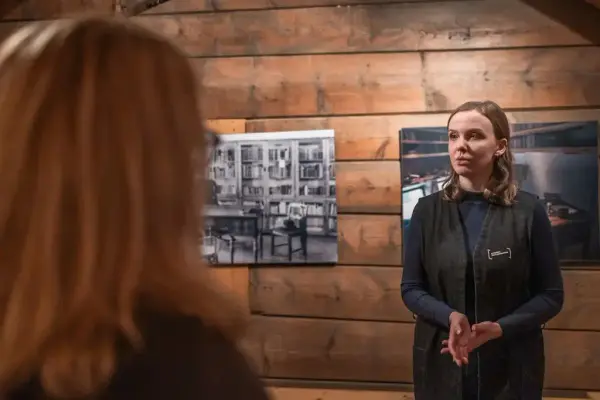 frå omvising i gamlemuseet i Aasentunet