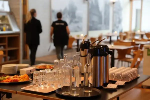 Detaljar frå kafeen