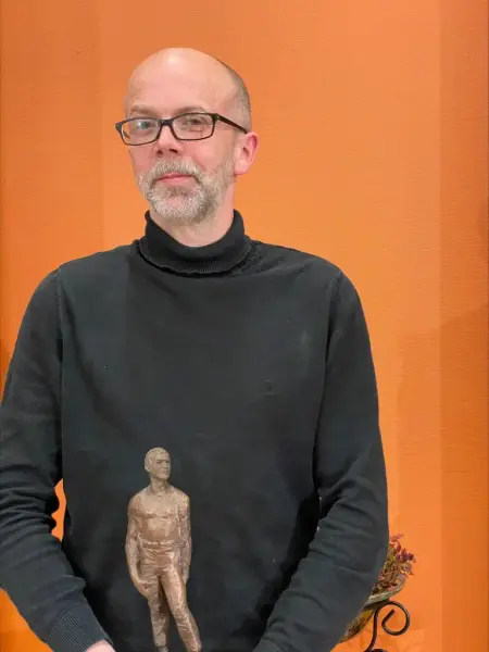 Runar Gudnason med statuetten Storegutprisen