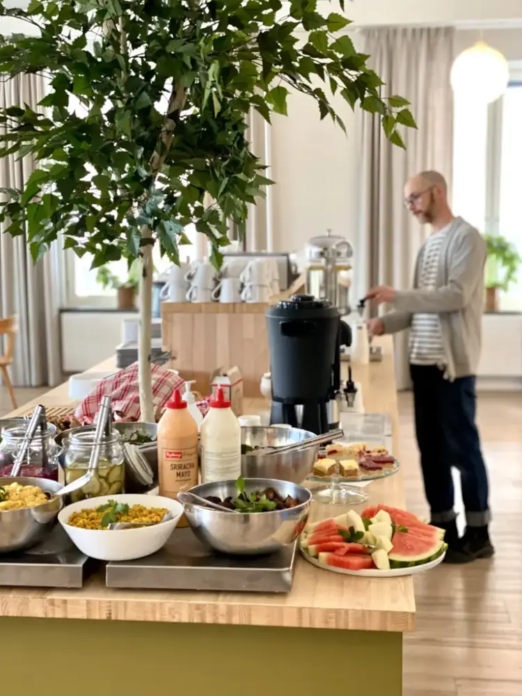 Serveringsdisk i Kafe Murberget 