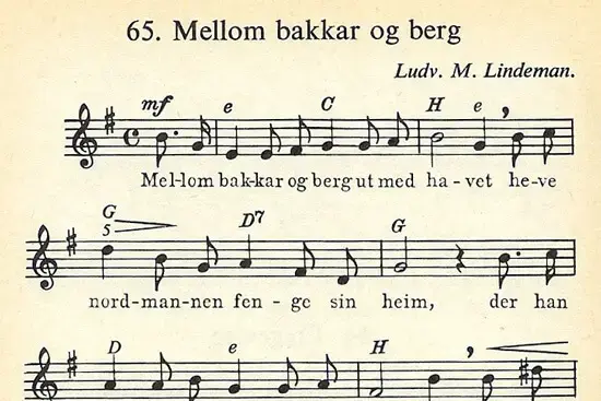 Nordmannen (Mellom bakkar og berg) av Ivar Aasen