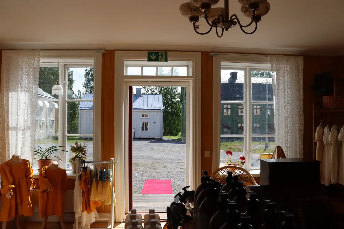 Interiörbild Hellströmska huset sommarbutik