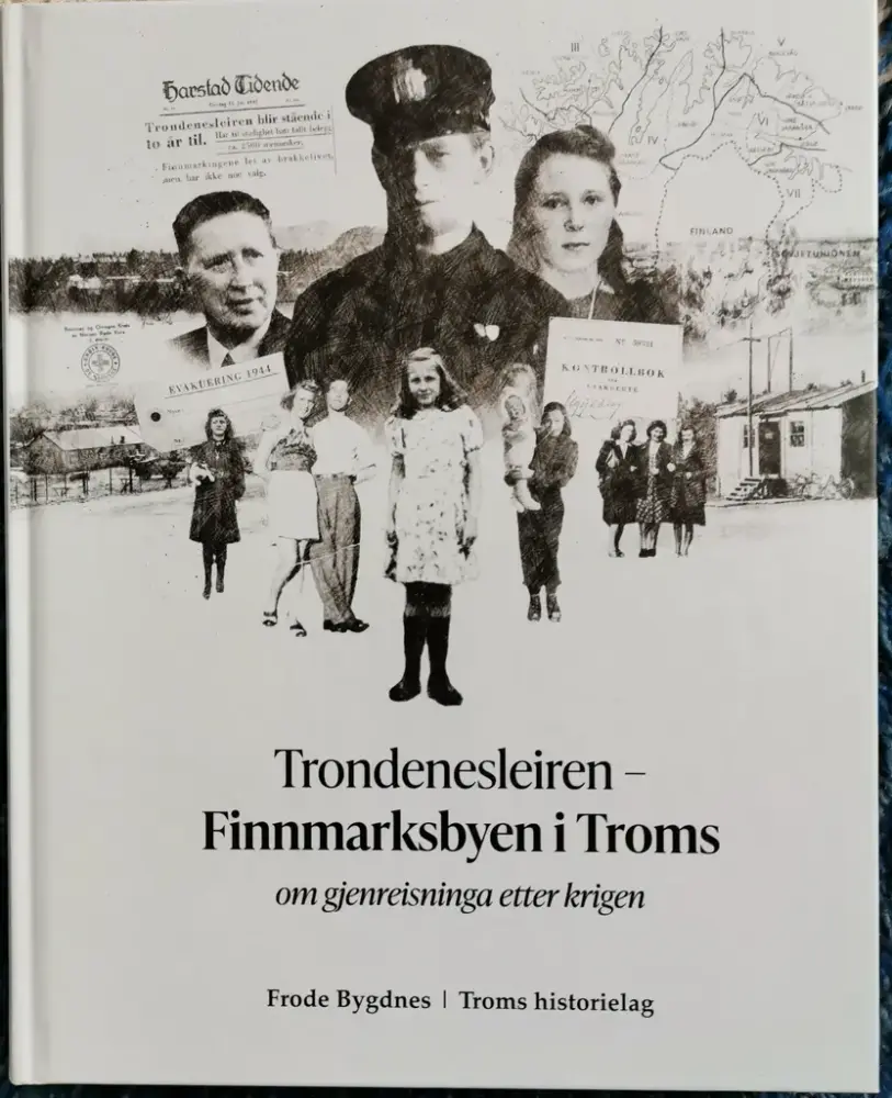 Bokomslag som viser mennesker fra Trondenesleiren