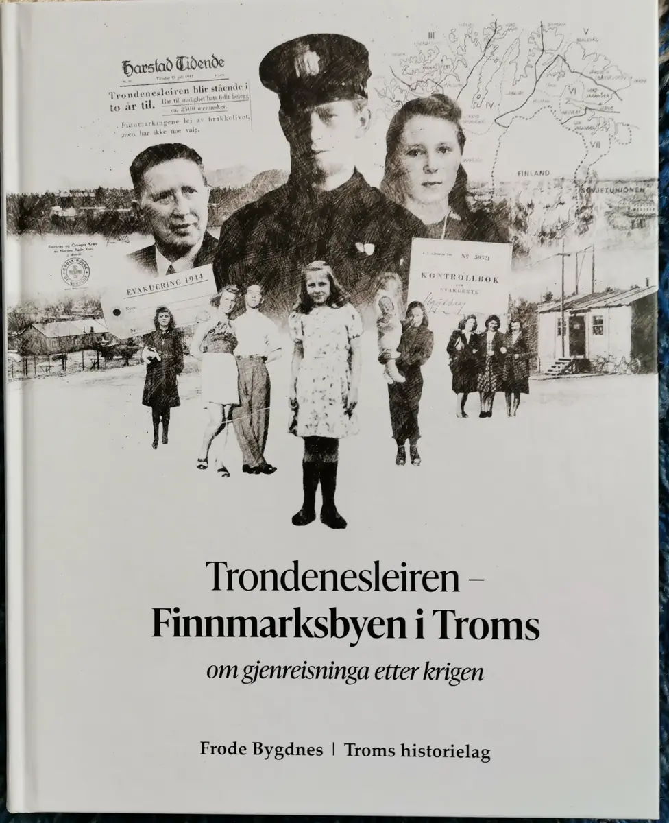 Bokomslag som viser mennesker fra Trondenesleiren