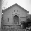 Gamla teatern rivs i Söderköping 1976.
Anm: Byggnadens exakta läge under utredning.
