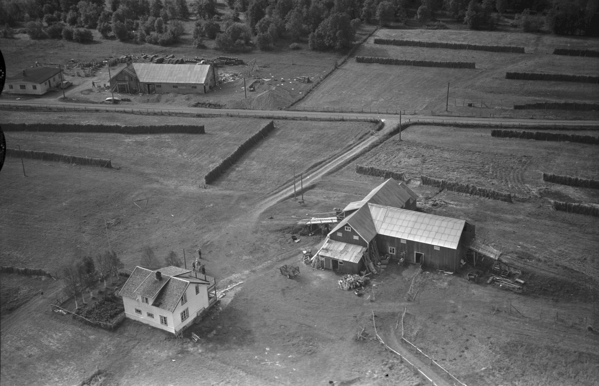 Flyfoto over Målselv kommune. Holmen, Karlstad