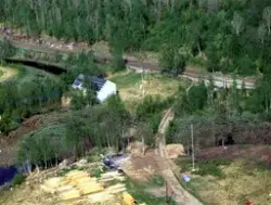 Flyfoto over Målselv kommune.