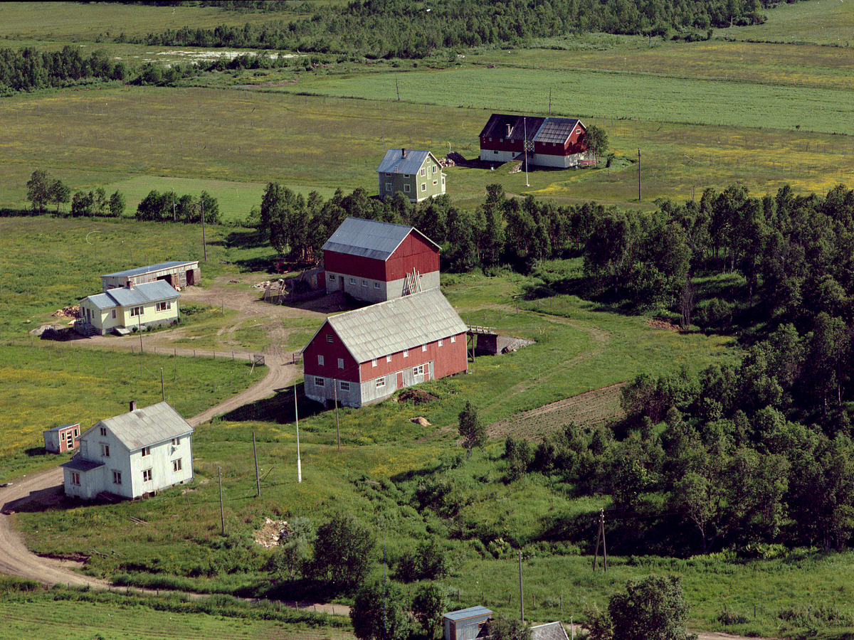 Flyfoto over Målselv kommune: Gullhav