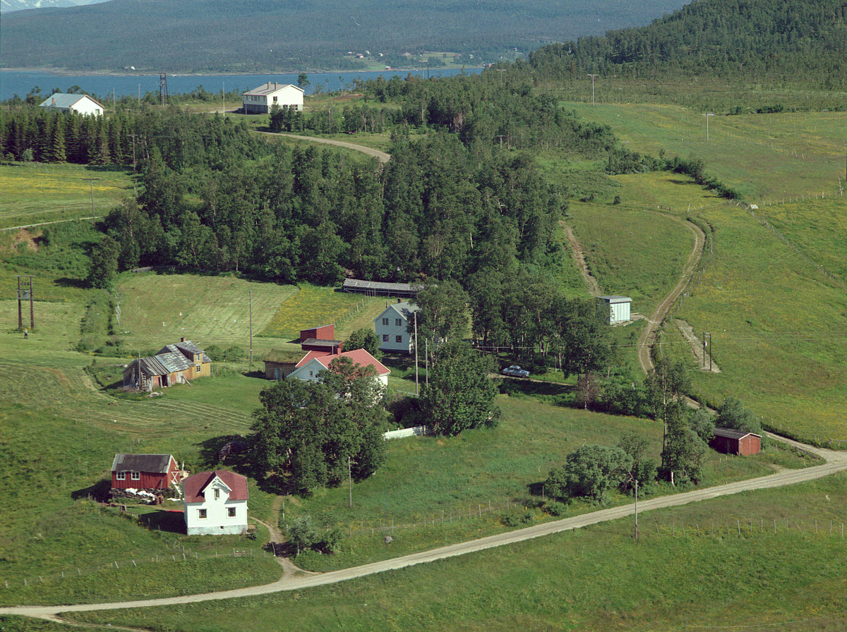 Flyfoto over Målselv kommune: Målsnes