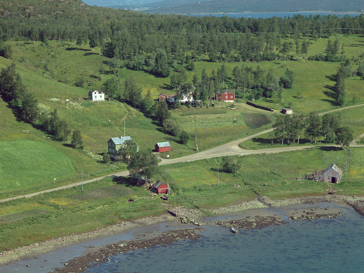 Flyfoto over Målselv kommune: Målsnes.