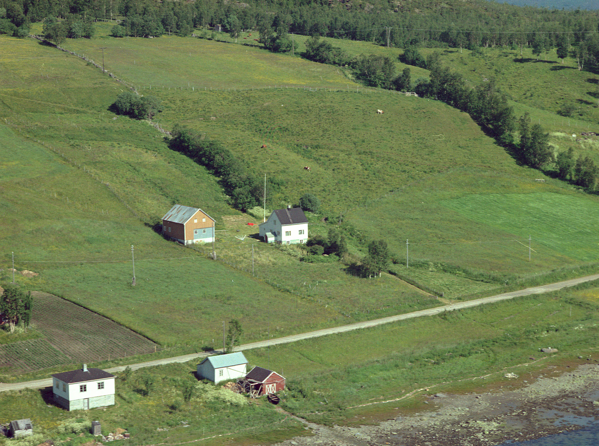 Flyfoto over Målselv kommune: Målsnes.