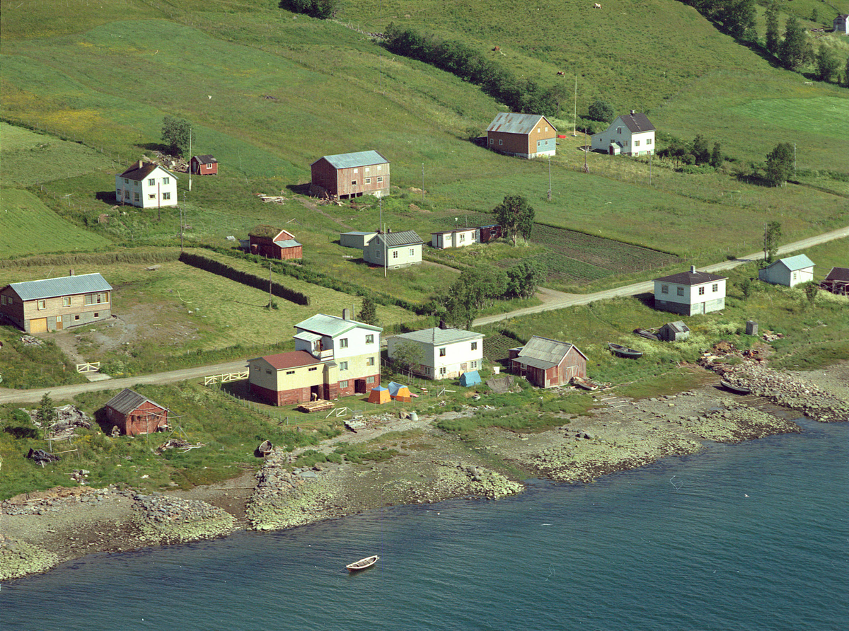 Flyfoto over Målselv kommune: Målsnes.
