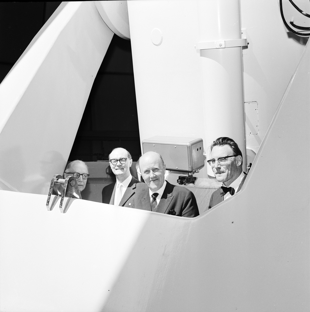 Invigning av uppsalaobservatoriets filial Kvistaberg, Uppland 1964