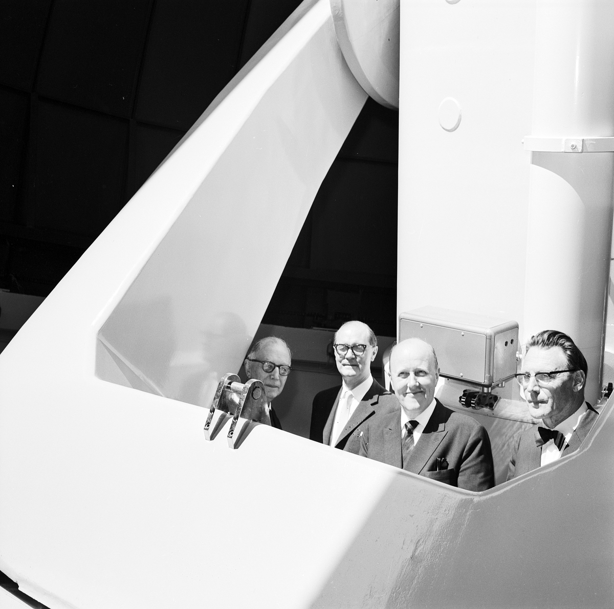 Invigning av uppsalaobservatoriets filial Kvistaberg, Uppland 1964