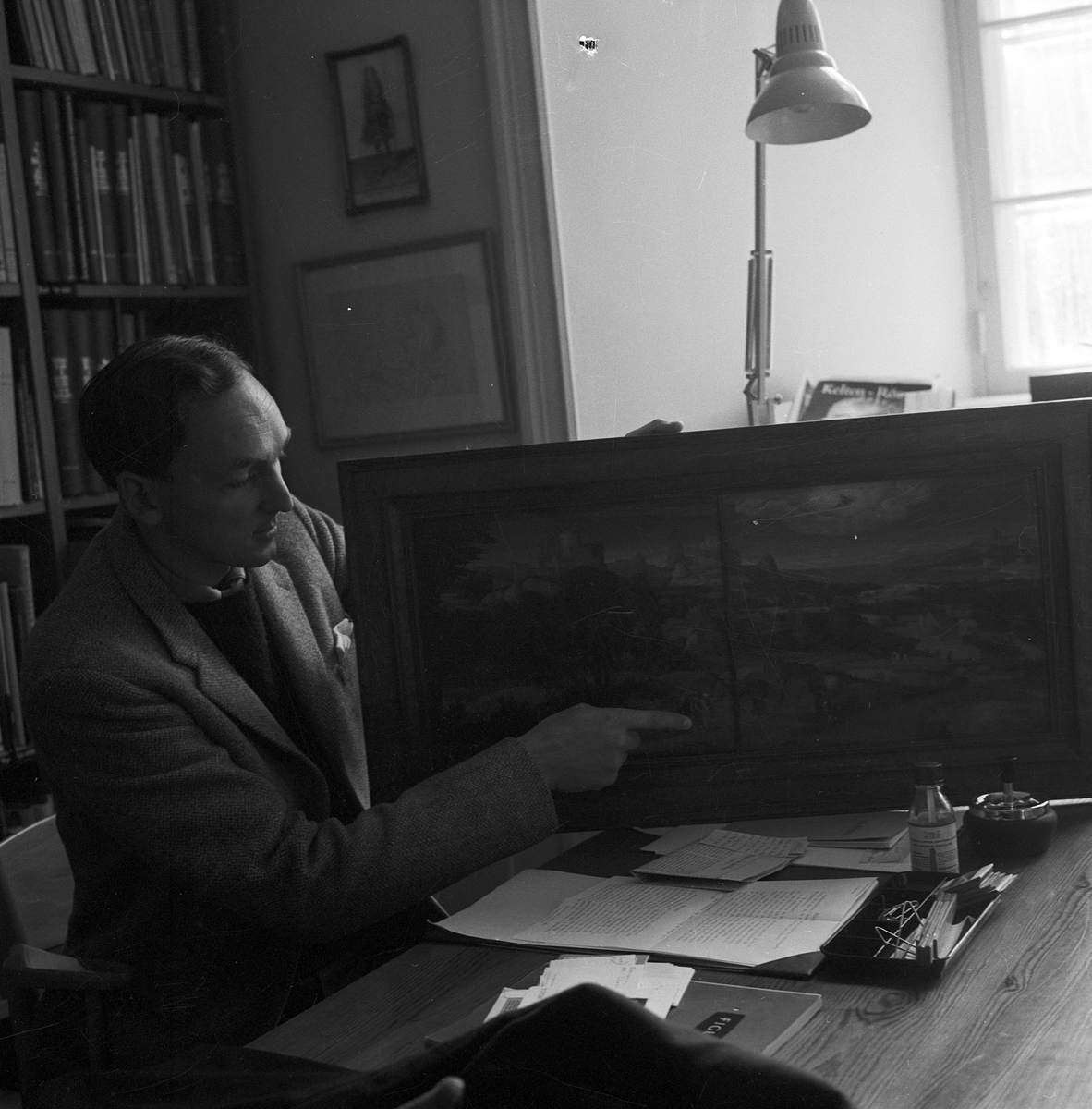 Konsistoriehuset, konsthistorieframtiden i Kuggis blir idealisk, Uppsala 1959