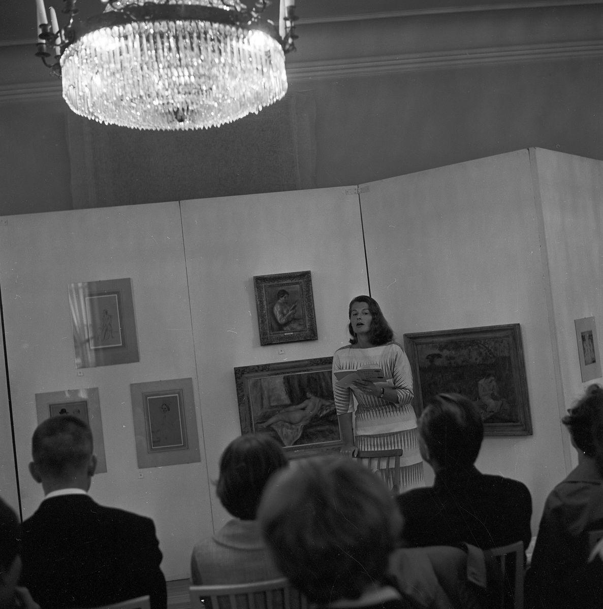 Orangeriet, författarinnan Maria Wine, Uppsala 1962