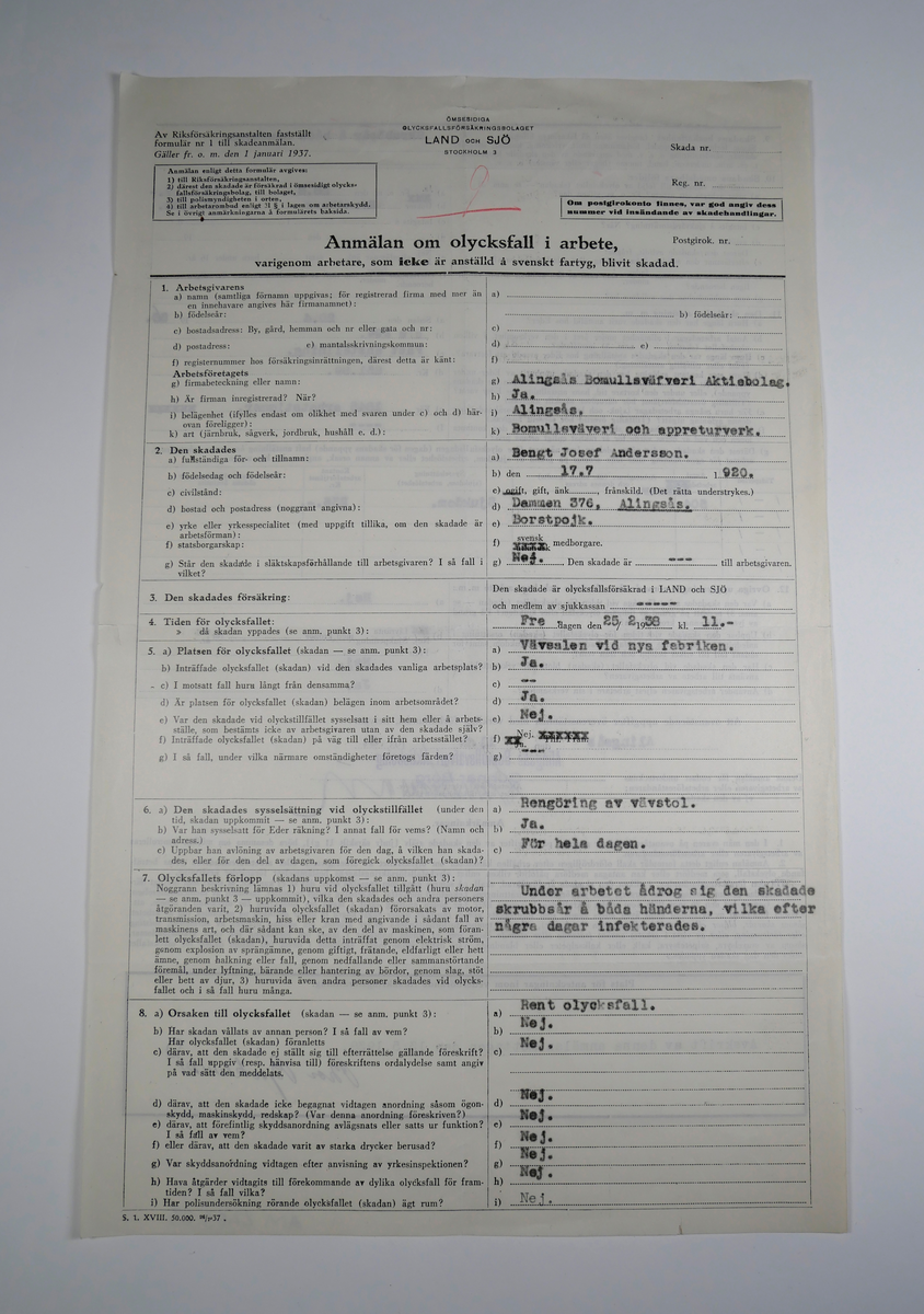 Alingsås Bomullsväveri AB

Bunt olycksfallsrapporter, 1938 -1943.

Gåva 1983-05 av Almedahls AB