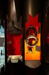 Utställningen "Skepp i strid" på Vasamuseet.