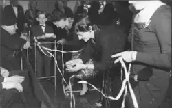 Selskapslek om bord på MS METEOR.