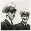 Bröderna Börje och Bengt Skoog i sommaruniform, 1951.