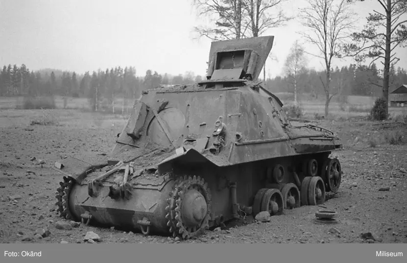 Skjutmål. Pansarvärnskanonvagn m/43.