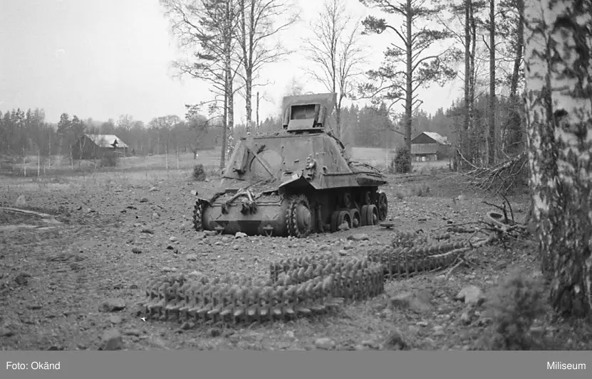 Skjutmål. Pansarvärnskanonvagn m/43.