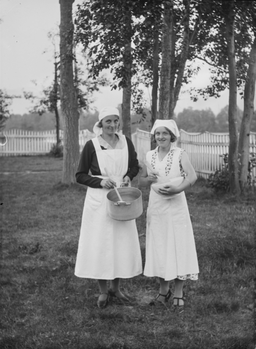 Portrett av to kvinner