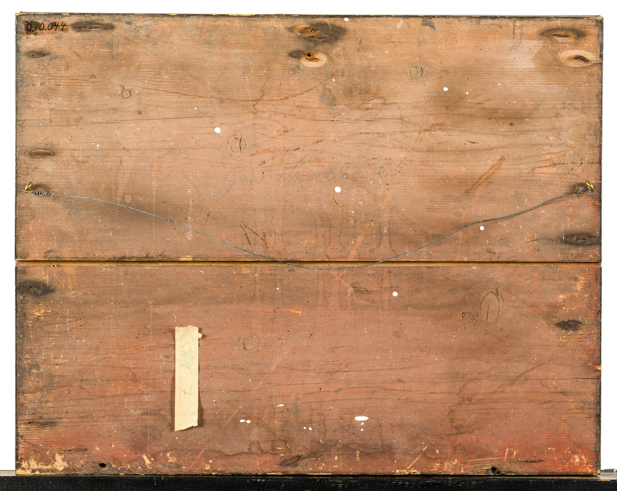 Ankare och 2 örlogsflaggor med 1815-1844 års unionsmärke.
