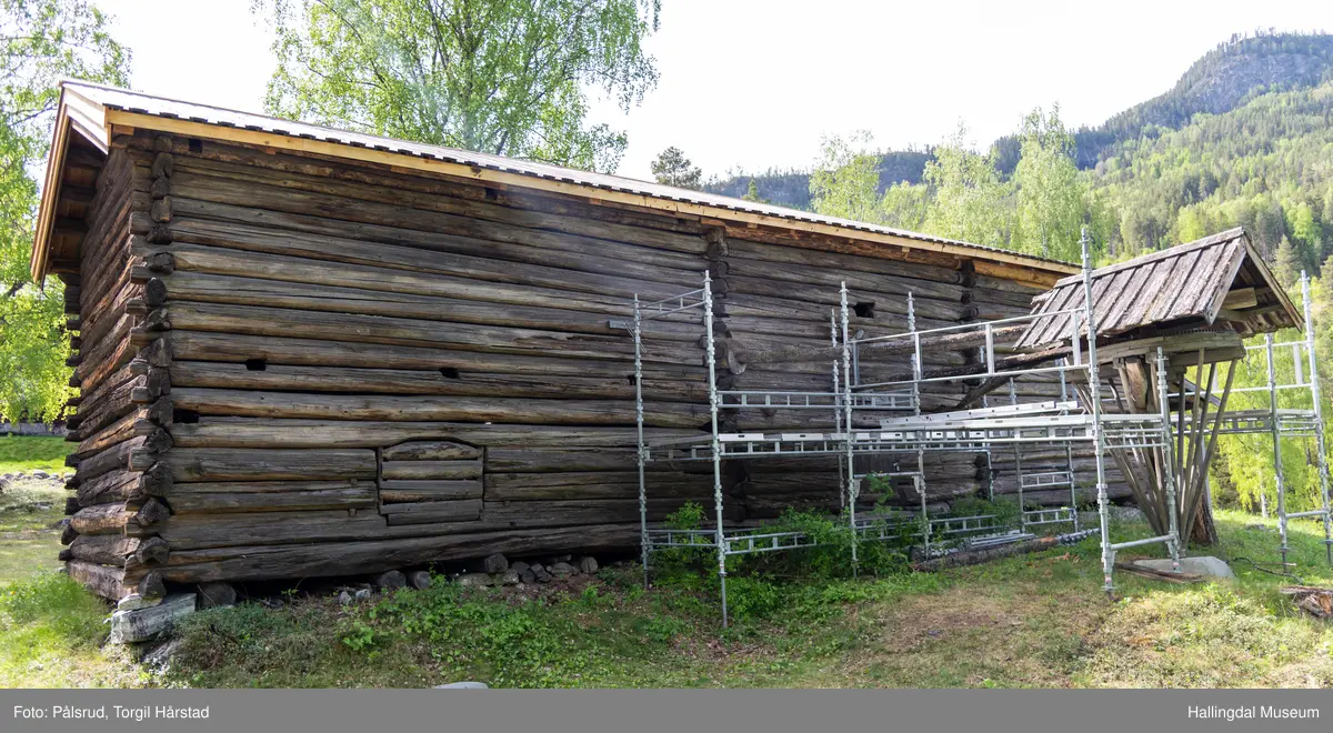 Låve fra Velteøyne i Flå