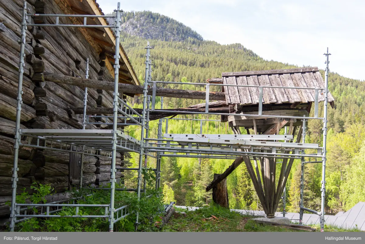 Låve fra Velteøyne i Flå