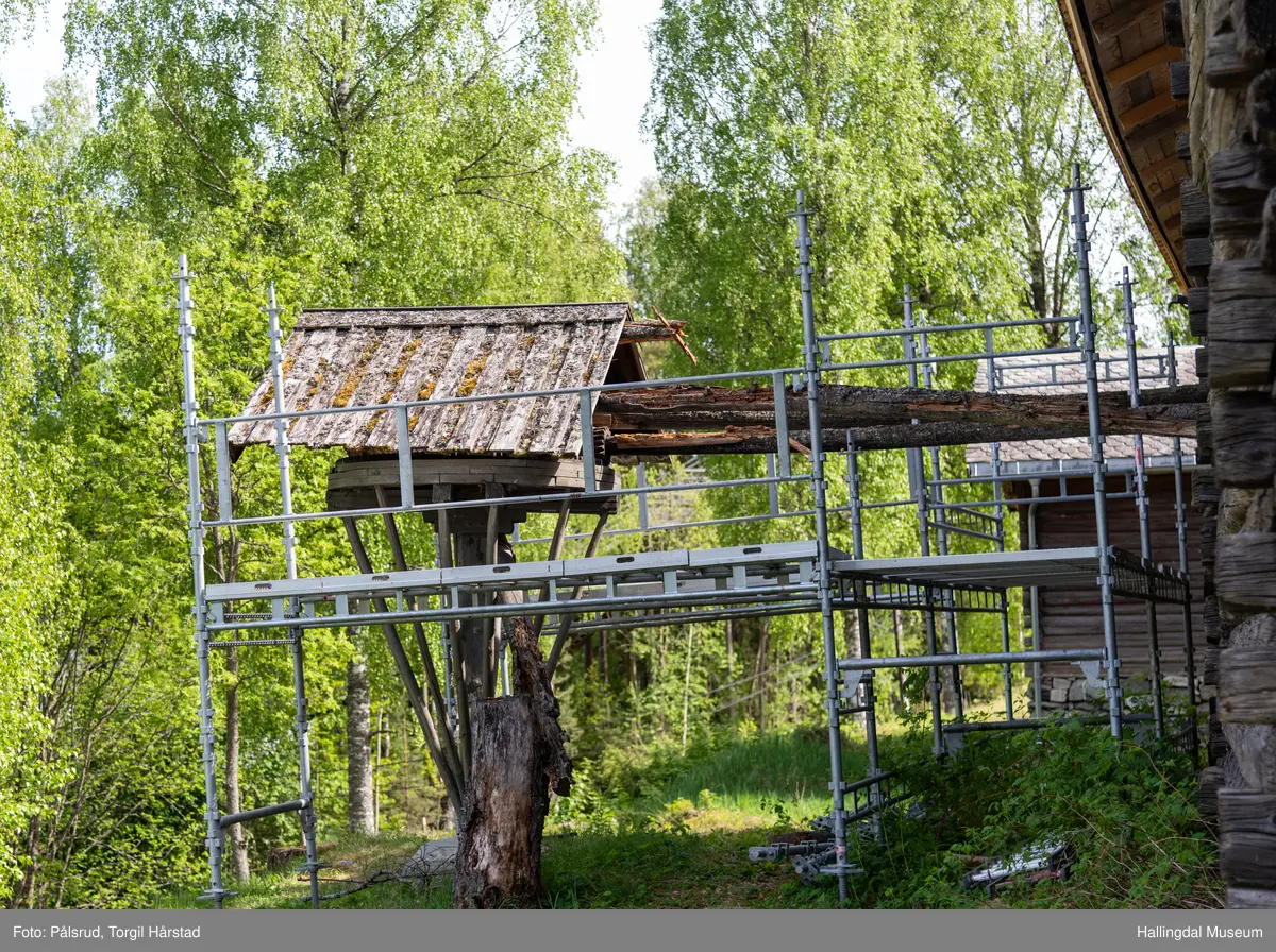 Låve fra Velteøyne i Flå