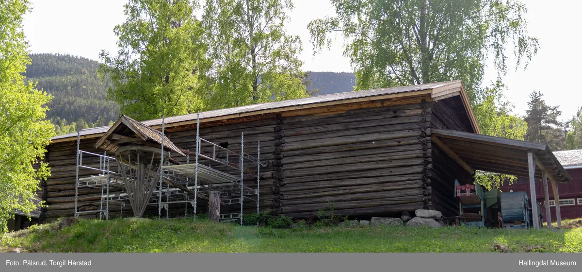 Låve fra Velteøyne i Flå