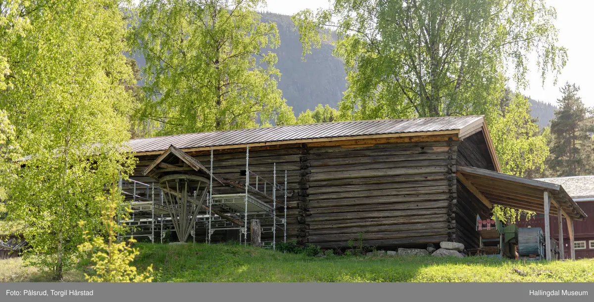 Låve fra Velteøyne i Flå