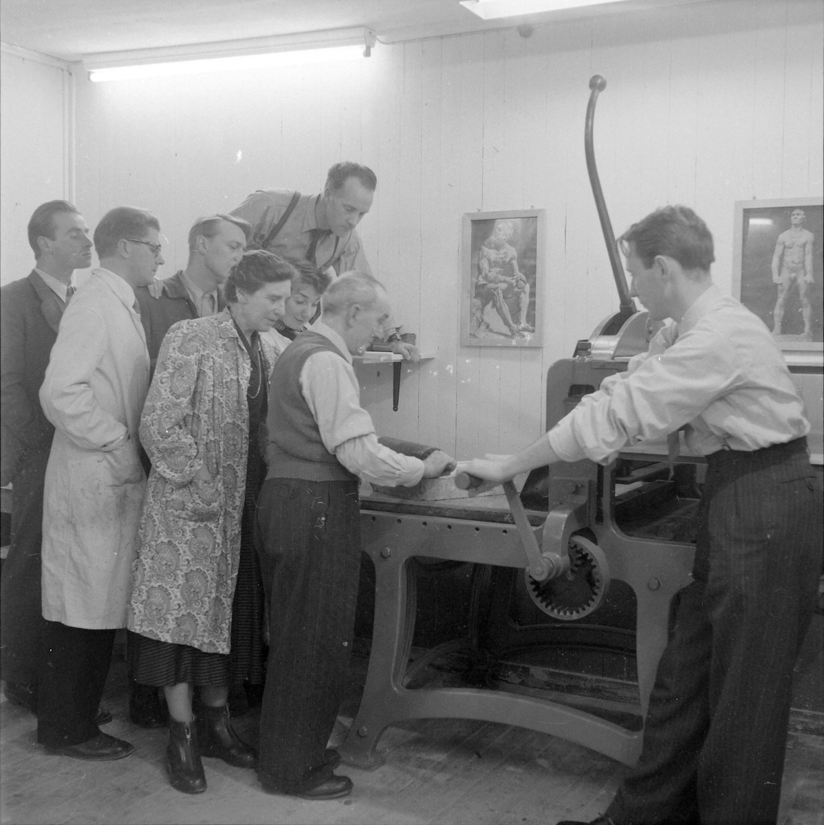 Kunstskolen, kurs i litografi