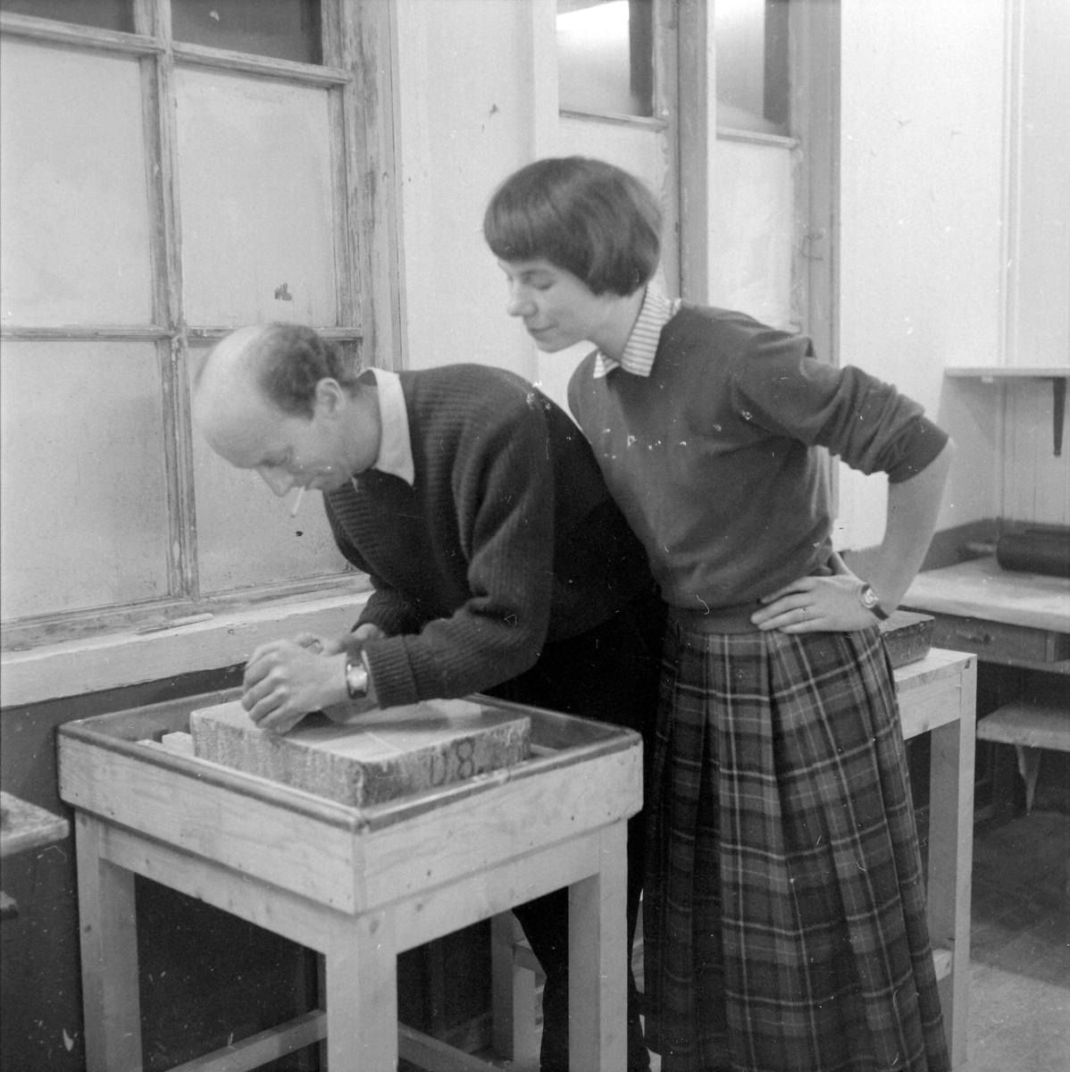 Kunstskolen, kurs i litografi