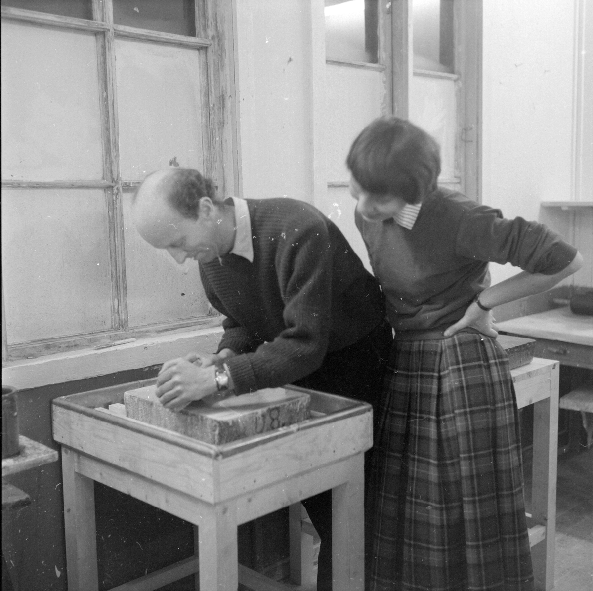 Kunstskolen, kurs i litografi