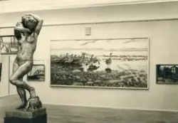 Gävle Museum: Modern svensk konst. 
Stora tavlan, Bruno Lilj