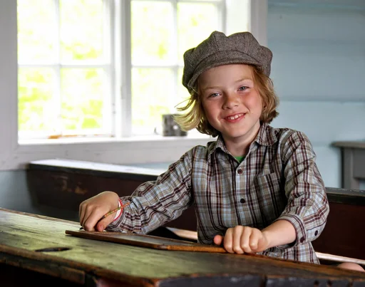 Rett kunnskap - en skoledag i gamle dager
