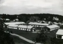 Postkort av Flyktningeleiren i Øreryd 1940-1946