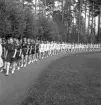 Gymnastiken 1944.
Inmarsch av gymnaster på Värendsvallen.