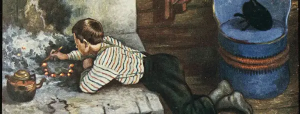 Askeladden som graver i grua