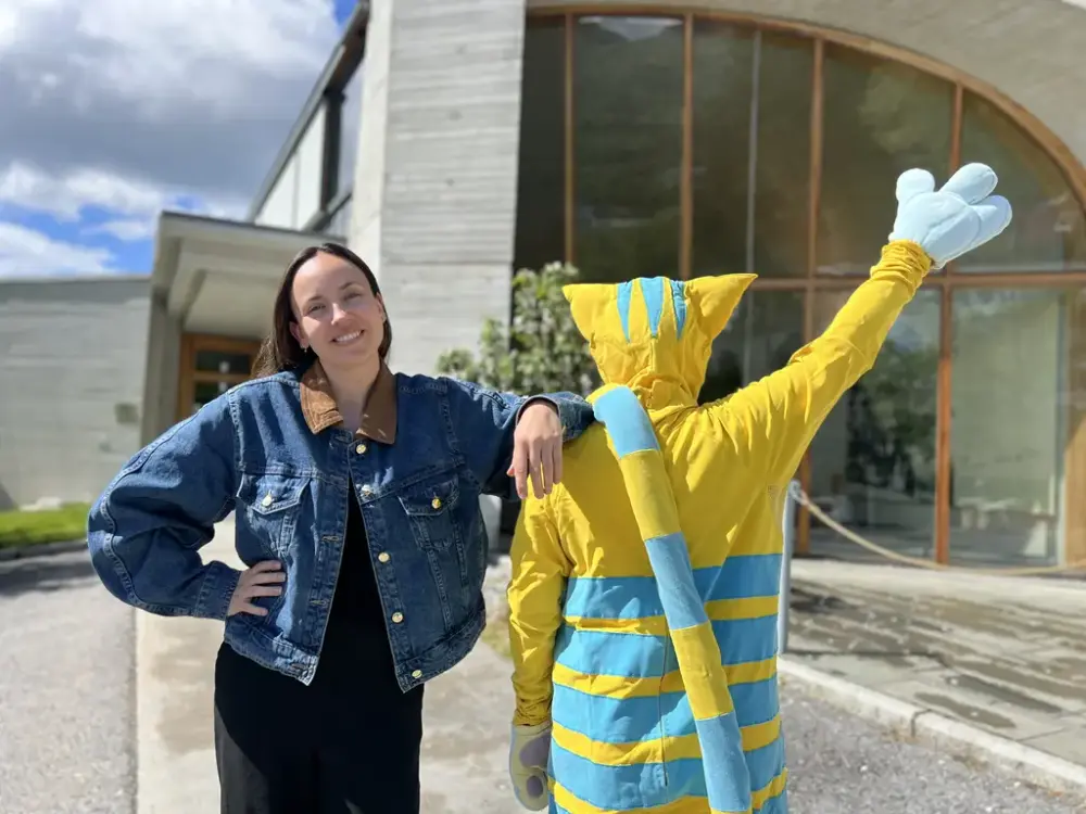 Konstituert arenaleiar og ansvarleg for Festspela Ida Karin Aarflot Kornberg saman med Lurivar.