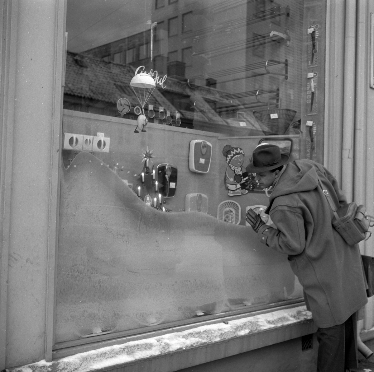 Frosne butikkvindu i Trondheim