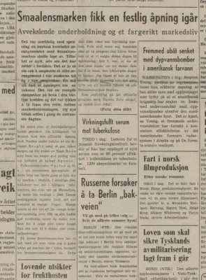 Sarpen, tirsdag 2. mai 1950