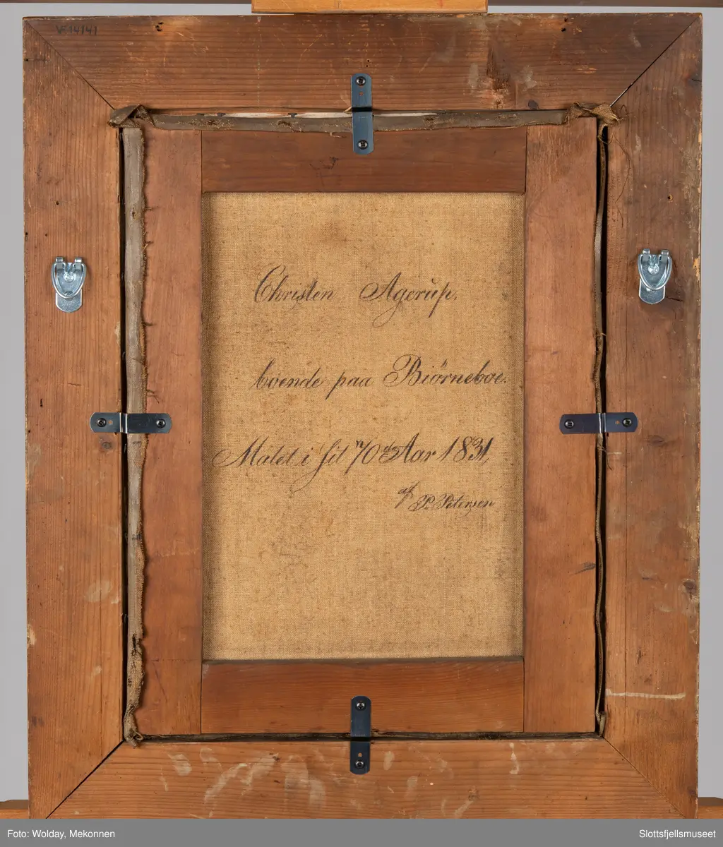 Portrett av mann, Christen Agerup