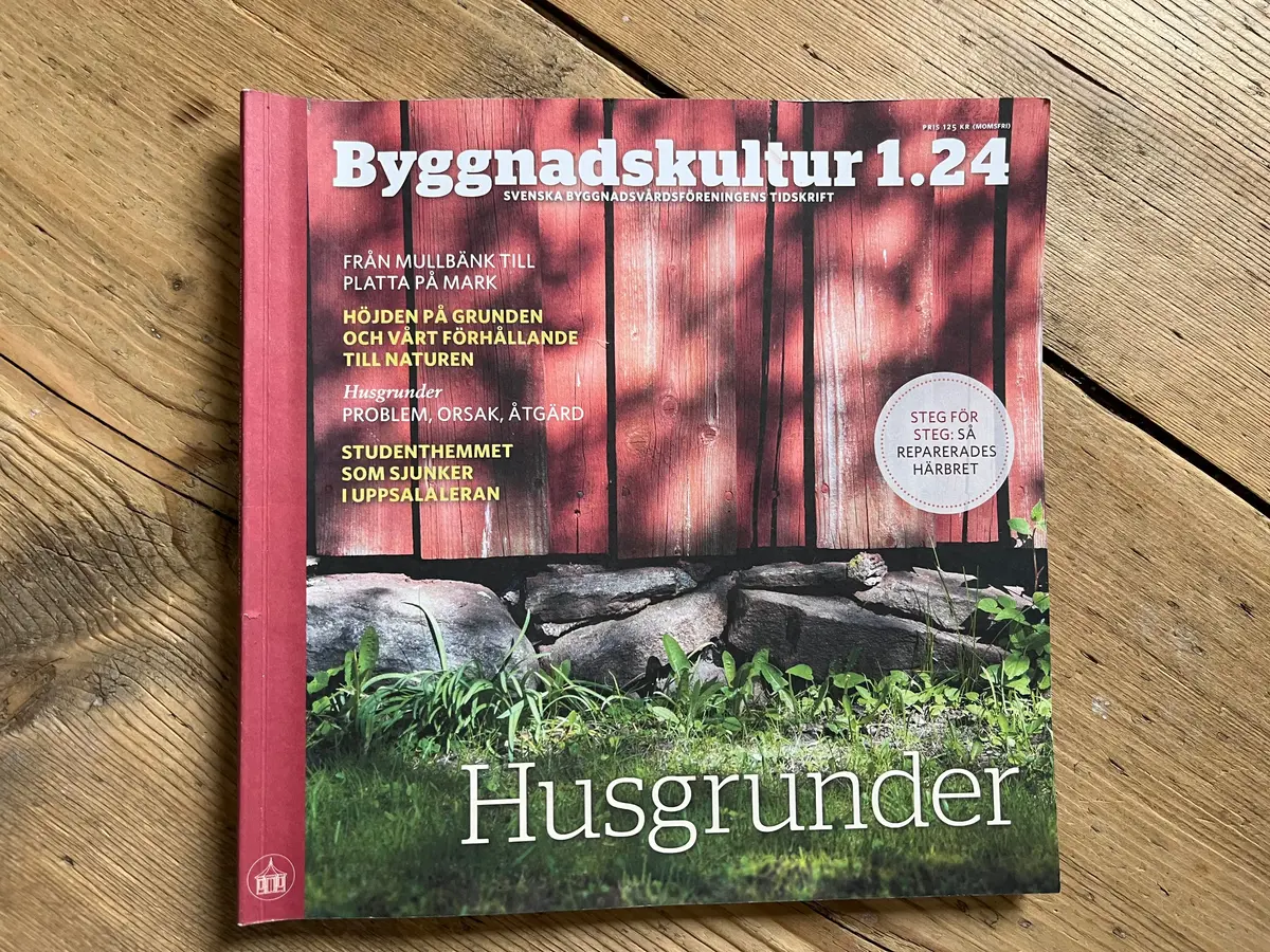 Omslag Byggnadskultur nr 1 2024