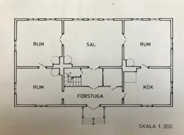 Planlösning Öfver-Maland