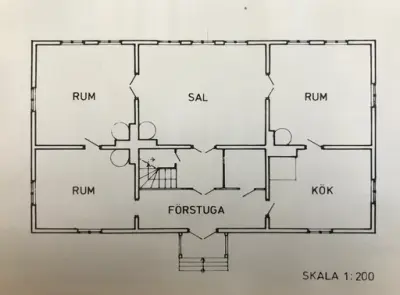 Planlösning Öfver-Maland