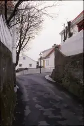Gamle Skudeneshavn. Våren 1988. Gatemotiv - Fargebilder (dias)
